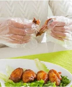 Tableclothsfactory Big Clearance Sale 100 Pack | Clear Plastic Disposable Gloves, Powder Free Multipurpose Plastic Gloves, Food Service Gloves 30 Tableclothsfactory Big Clearance Sale 100 Pack | Clear Plastic Disposable Gloves, Powder Free Multipurpose Plastic Gloves, Food Service Gloves