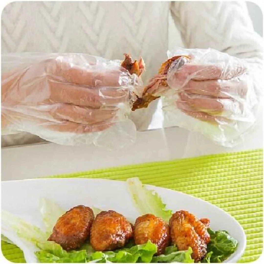 Tableclothsfactory Big Clearance Sale 100 Pack | Clear Plastic Disposable Gloves, Powder Free Multipurpose Plastic Gloves, Food Service Gloves 13 Tableclothsfactory Big Clearance Sale 100 Pack | Clear Plastic Disposable Gloves, Powder Free Multipurpose Plastic Gloves, Food Service Gloves