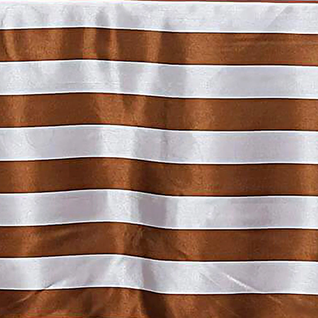HIER_2210 5 Pack | Gold & White Striped Satin Cloth Dinner Napkins | 20"x20" 15 HIER_2210 5 Pack | Gold & White Striped Satin Cloth Dinner Napkins | 20"x20"
