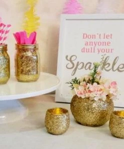 HIER_5110 1 Lb Bottle | Nontoxic Apple Green DIY Arts & Crafts Extra Fine Glitter Chargers & Centerpieces