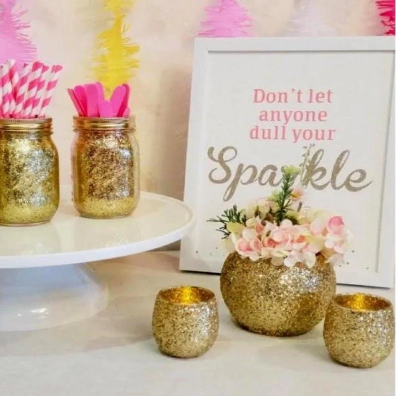 HIER_5110 Chargers & Centerpieces 1 Lb Bottle | Nontoxic Black DIY Arts & Crafts Extra Fine Glitter 20 HIER_5110 Chargers & Centerpieces 1 Lb Bottle | Nontoxic Black DIY Arts & Crafts Extra Fine Glitter