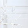 HIER_5170 50 Pcs | Clear Hanging Angel's Tears Acrylic Diamond Mini Chandeliers Chargers & Centerpieces