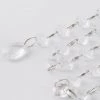 HIER_5170 3ft | Clear Acrylic Crystal Diamond Teardrop Beads, Garland Chain Roll Chargers & Centerpieces