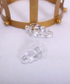 HIER_5170 Chargers & Centerpieces 108 Pcs Grape Design Acrylic Crystal Garland 21 HIER_5170 Chargers & Centerpieces 108 Pcs Grape Design Acrylic Crystal Garland