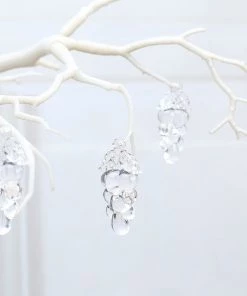 HIER_5170 Chargers & Centerpieces 108 Pcs Grape Design Acrylic Crystal Garland