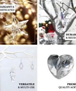 HIER_5170 Chargers & Centerpieces 108 Pcs Grape Design Acrylic Crystal Garland 17 HIER_5170 Chargers & Centerpieces 108 Pcs Grape Design Acrylic Crystal Garland