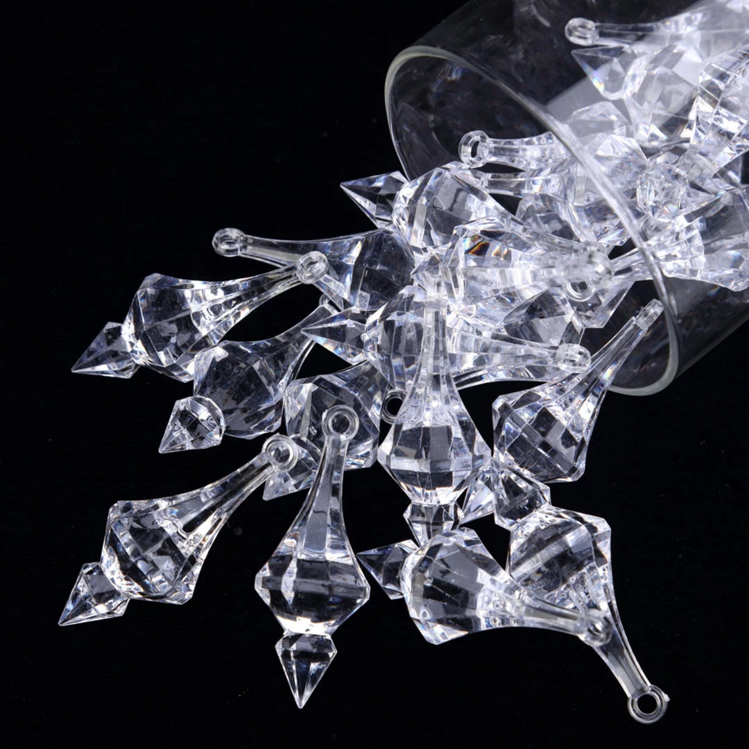 HIER_5170 Chargers & Centerpieces 50 Pcs | Clear Cupids Acrylic Diamond Arrowheads With Option To Hang 12 HIER_5170 Chargers & Centerpieces 50 Pcs | Clear Cupids Acrylic Diamond Arrowheads With Option To Hang