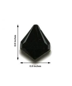 HIER_5170 Chandelier Raindrop Crystals | 240 PCS | 20MM | Black | Acrylic Teardrop Crystals Chargers & Centerpieces