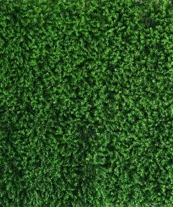 HIER_1910 11 Sq Ft. | 4 Panels Baby Green Boxwood Hedge Garden Wall Backdrop Mat Artificial Flower & Plants