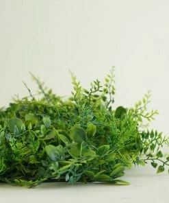 HIER_1920 11 Sq Ft. | 4 Panels Green Boxwood Hedge Locust & Cypress Garden Wall Backdrop Mat