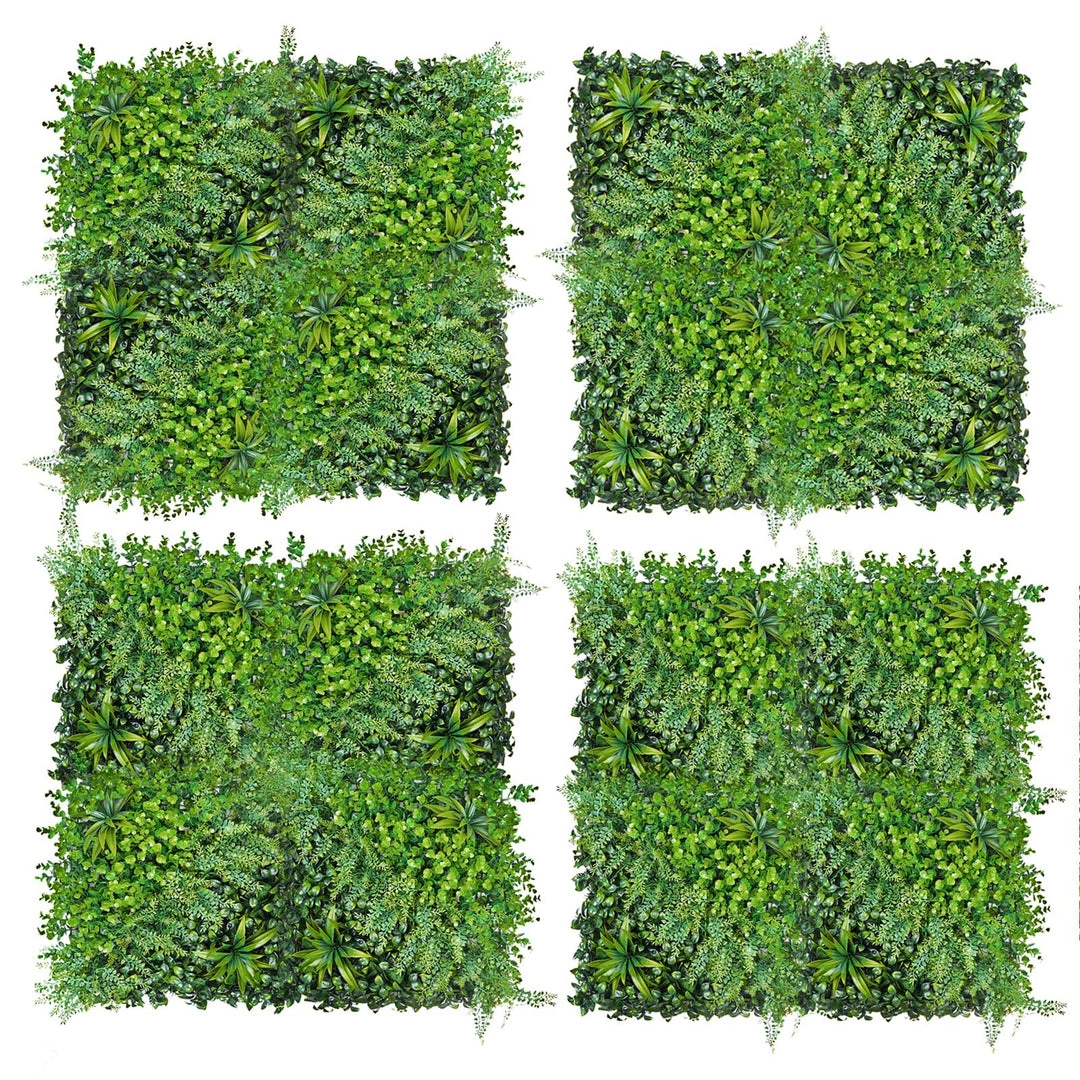 HIER_1920 13 Sq. Ft. | Boxwood/Fern Greenery Garden Wall, Grass Backdrop Mat, Indoor/Outdoor UV Protected Assorted Foliage - 4 Artificial Panels Artificial Flower & Plants 2 HIER_1920 13 Sq. Ft. | Boxwood/Fern Greenery Garden Wall, Grass Backdrop Mat, Indoor/Outdoor UV Protected Assorted Foliage - 4 Artificial Panels Artificial Flower & Plants