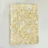 HIER_1910 Artificial Flower & Plants 13 Sq Ft. | 4 Panels UV Protected Assorted Flower Wall Mat Backdrop | White/Champagne