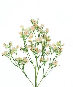 HIER_1150 Faux Cherry Blossoms | Baby Breath 4 Stems | 27