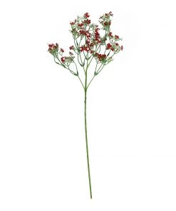 HIER_1150 Faux Cherry Blossoms | Baby Breath 4 Stems | 27" Burgundy Artificial Silk Babys Breath Gypsophila Flowers 21 HIER_1150 Faux Cherry Blossoms | Baby Breath 4 Stems | 27