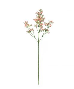 HIER_1150 4 Stems | 27" Coral Artificial Silk Babys Breath Gypsophila Flowers 21 HIER_1150 4 Stems | 27