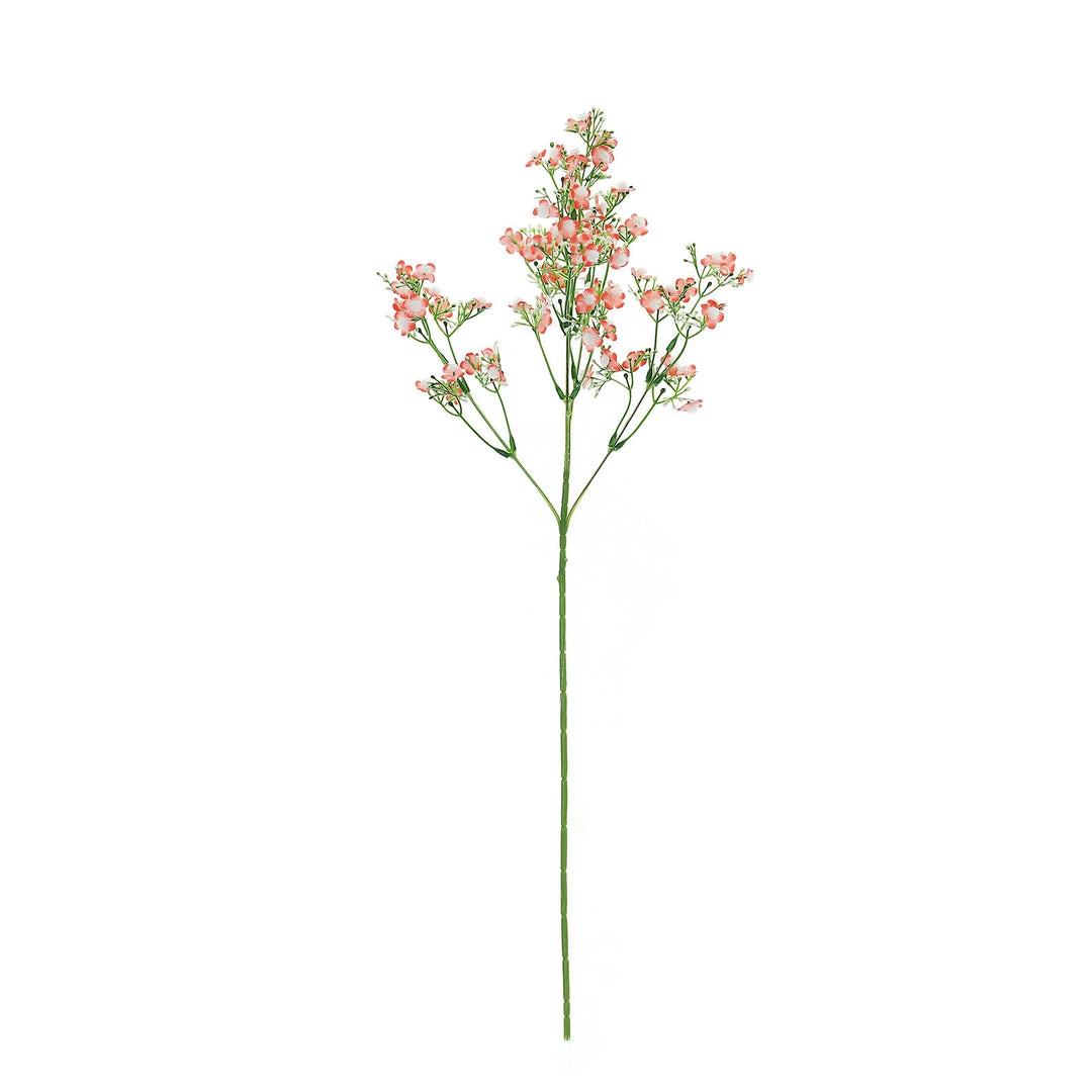 HIER_1150 4 Stems | 27" Coral Artificial Silk Babys Breath Gypsophila Flowers 11 HIER_1150 4 Stems | 27" Coral Artificial Silk Babys Breath Gypsophila Flowers