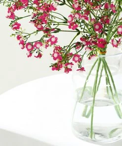 HIER_1150 Faux Cherry Blossoms | Baby Breath 4 Stems | 27