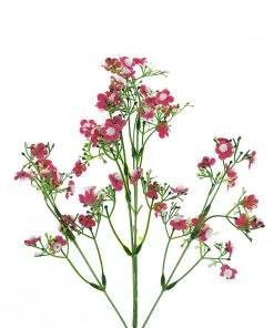 HIER_1150 Faux Cherry Blossoms | Baby Breath 4 Stems | 27