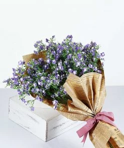 HIER_1150 Faux Cherry Blossoms | Baby Breath 4 Stems | 27" Lavender Artificial Silk Babys Breath Gypsophila Flowers 19 HIER_1150 Faux Cherry Blossoms | Baby Breath 4 Stems | 27
