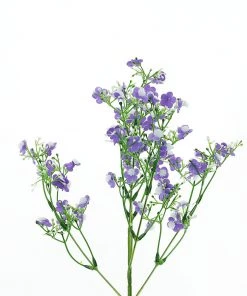 HIER_1150 Faux Cherry Blossoms | Baby Breath 4 Stems | 27" Lavender Artificial Silk Babys Breath Gypsophila Flowers 22 HIER_1150 Faux Cherry Blossoms | Baby Breath 4 Stems | 27