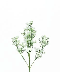 HIER_1150 4 Stems | 27" White Artificial Silk Babys Breath Gypsophila Flowers 20 HIER_1150 4 Stems | 27