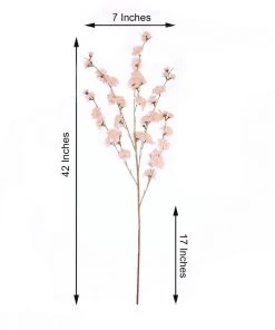 HIER_1150 Faux Carnations | Mums 2 Branches | 42