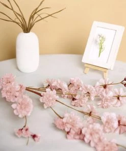 HIER_1150 Faux Carnations | Mums 2 Branches | 42