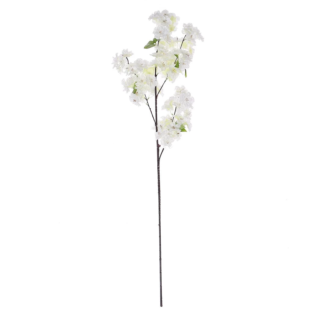 HIER_1160 4 Bushes | 40" Tall White Artificial Silk Cherry Blossom Flowers, Branches Artificial Flower & Plants 14 HIER_1160 4 Bushes | 40" Tall White Artificial Silk Cherry Blossom Flowers, Branches Artificial Flower & Plants
