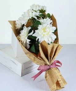 HIER_1150 Artificial Dahlia | Daisy 2 Stems | 30