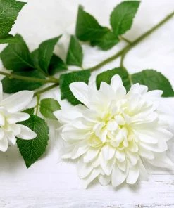 HIER_1150 Artificial Dahlia | Daisy 2 Stems | 30