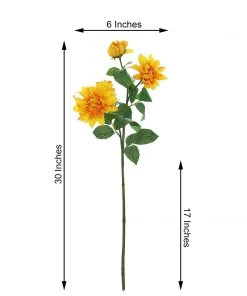 HIER_1150 Artificial Flower & Plants 2 Stems | 30