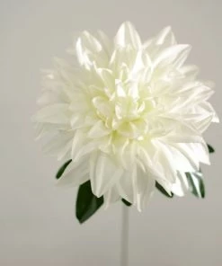 HIER_1160 2 Bouquets | 20" Ivory Artificial Silk Dahlia Flower Spray Bushes 26 HIER_1160 2 Bouquets | 20