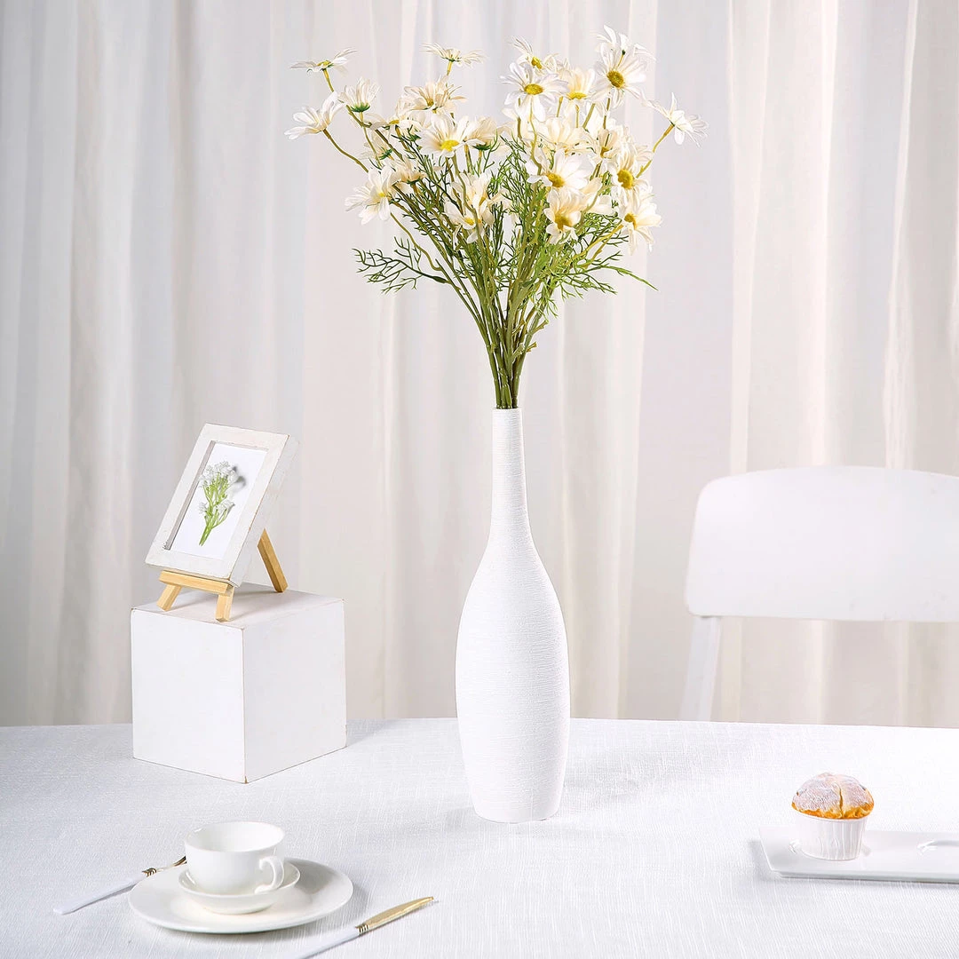 HIER_1150 6 Bushes | Blush/Rose Gold Artificial Silk Daisy Flower Stem Bouquet Branches 6 HIER_1150 6 Bushes | Blush/Rose Gold Artificial Silk Daisy Flower Stem Bouquet Branches