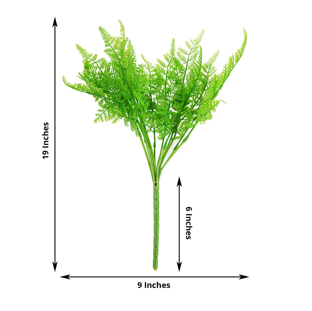HIER_1600 2 Stems | Green Artificial Asparagus Fern Leaf Plant Indoor Faux Spray 3 HIER_1600 2 Stems | Green Artificial Asparagus Fern Leaf Plant Indoor Faux Spray
