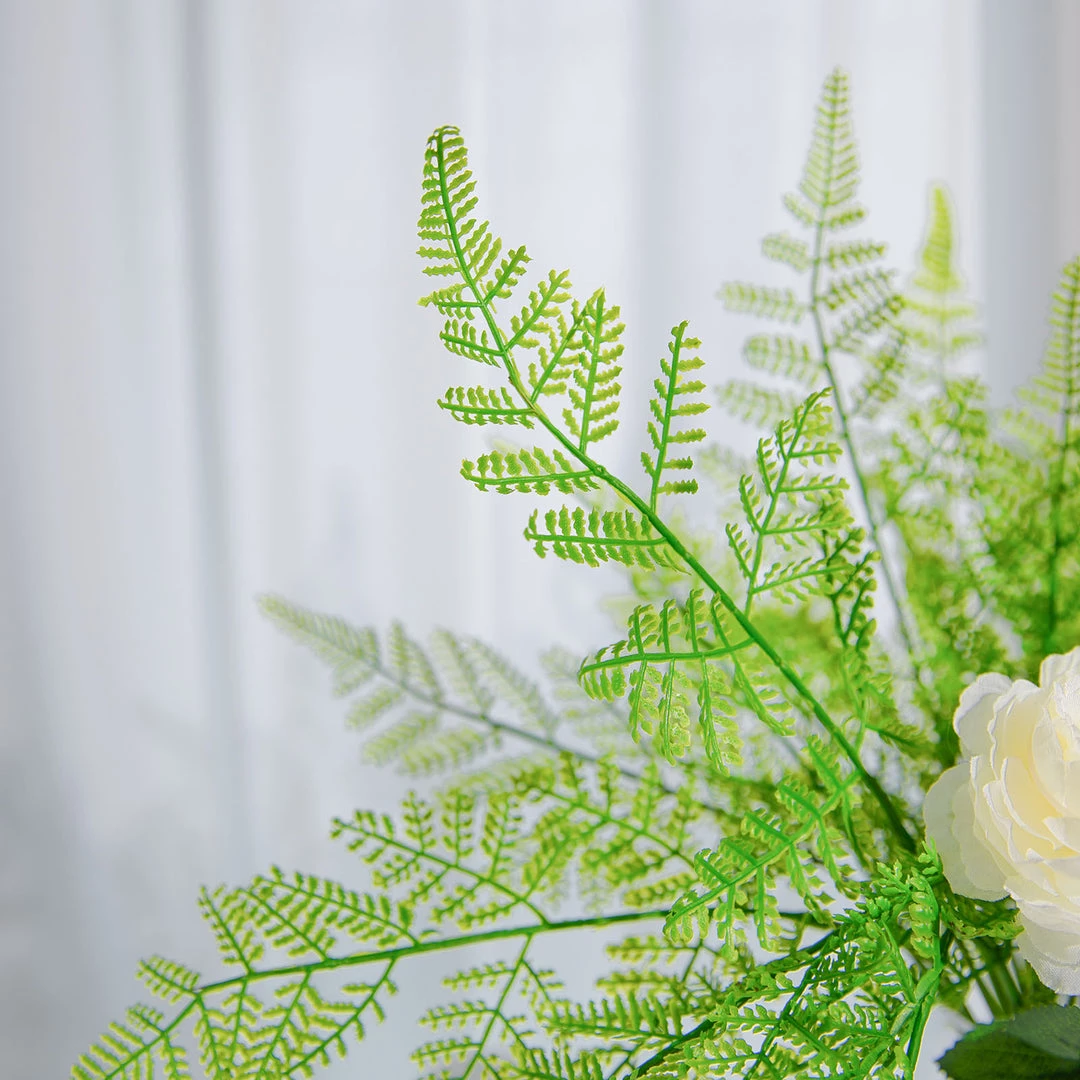 HIER_1600 2 Stems | Green Artificial Asparagus Fern Leaf Plant Indoor Faux Spray 7 HIER_1600 2 Stems | Green Artificial Asparagus Fern Leaf Plant Indoor Faux Spray