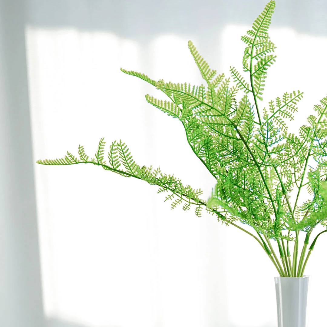HIER_1600 2 Stems | Green Artificial Asparagus Fern Leaf Plant Indoor Faux Spray 11 HIER_1600 2 Stems | Green Artificial Asparagus Fern Leaf Plant Indoor Faux Spray