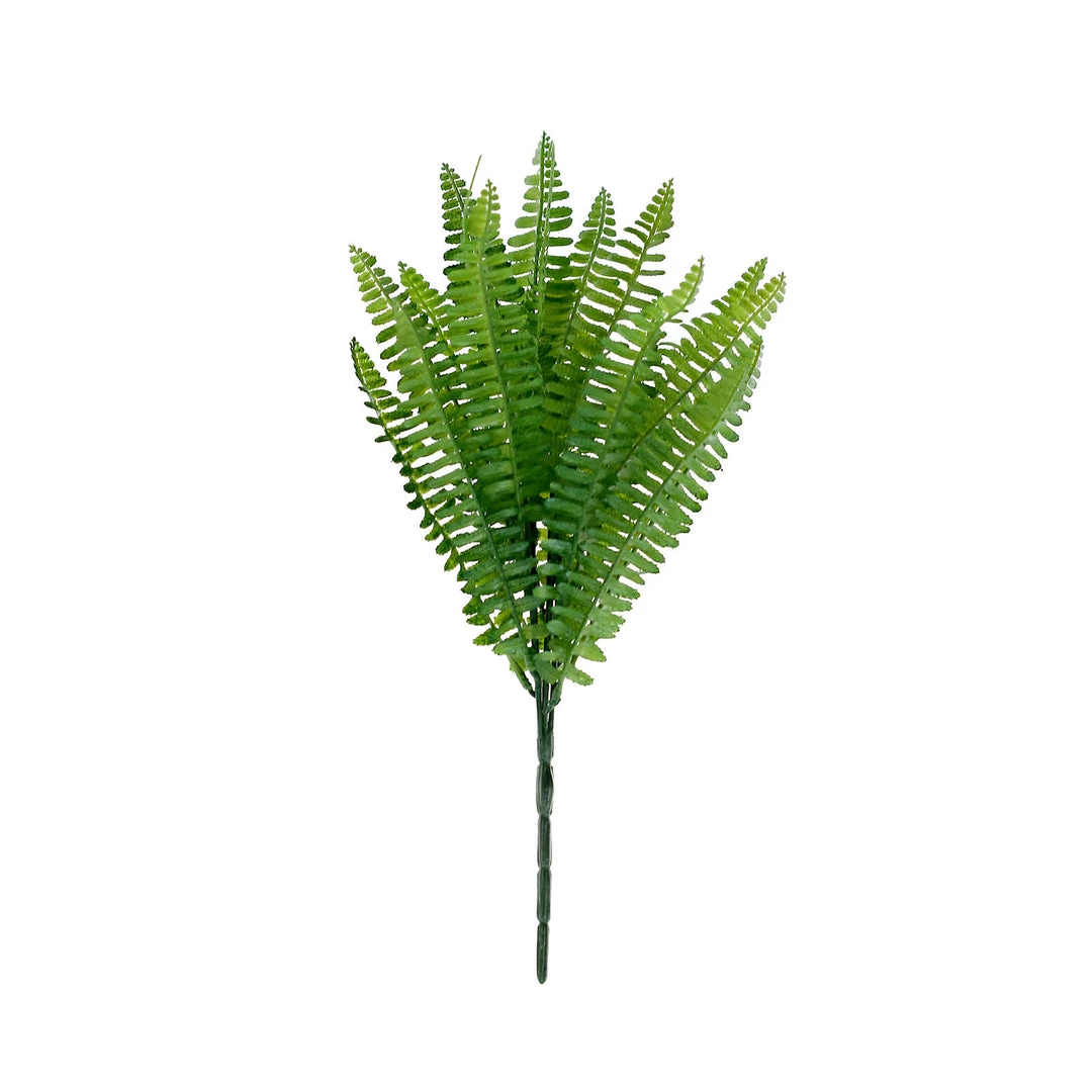 HIER_1600 Artificial Eucalyptus & Greenery 2 Stems | 18" Green Artificial Boston Fern Leaf Plant Indoor Faux Spray 13 HIER_1600 Artificial Eucalyptus & Greenery 2 Stems | 18" Green Artificial Boston Fern Leaf Plant Indoor Faux Spray