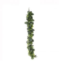HIER_1220 Garlands | Vines 3ft | Real Touch Green Artificial Eucalyptus/Boxwood Leaf Garland Vine