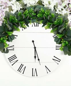 HIER_1220 Garlands | Vines 3ft | Real Touch Green Artificial Eucalyptus/Boxwood Leaf Garland Vine