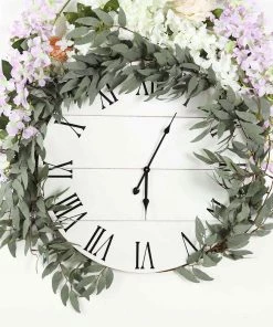 HIER_1220 5ft | Frosted Real Touch Artificial Willow Leaf Garland, Flexible Vine Garlands | Vines