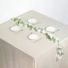 HIER_1210 2 Pack | 7ft White Artificial Cherry Blossom Flower Garland, Faux Vine Garlands | Vines