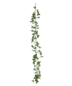 HIER_1210 5.5ft | White Artificial Daisy, Magnolia Leaf Flower Garland Faux Vine Artificial Flower & Plants