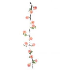 HIER_1210 Artificial Flower & Plants 6ft | Pink Artificial Silk Rose Hanging Flower Garland, Faux Vine 39 HIER_1210 Artificial Flower & Plants 6ft | Pink Artificial Silk Rose Hanging Flower Garland, Faux Vine