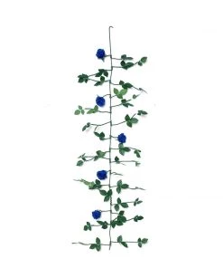 HIER_1210 Artificial Flower & Plants 6ft | Royal Blue Real Touch Artificial Rose & Leaf Flower Garland Vine 33 HIER_1210 Artificial Flower & Plants 6ft | Royal Blue Real Touch Artificial Rose & Leaf Flower Garland Vine