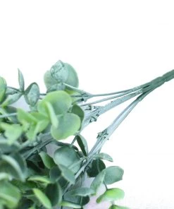 HIER_1600 3 Bushes | 14" Artificial Eucalyptus Branches, Greenery Bouquet Plants