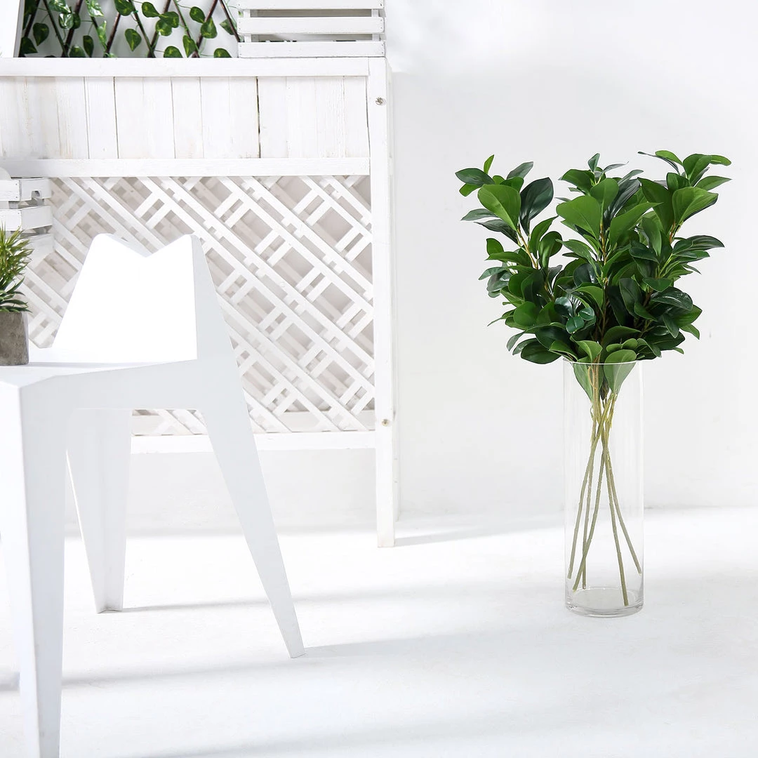 HIER_1150 2 Stems | 26" Green Artificial Lemon Leaf Branches Faux Greenery Plant Artificial Flower & Plants 7 HIER_1150 2 Stems | 26" Green Artificial Lemon Leaf Branches Faux Greenery Plant Artificial Flower & Plants