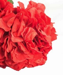 HIER_1120 5 Bushes | Red Artificial Silk Hydrangea Flowers, Faux Bouquets Artificial Hydrangeas Arrangements 16 HIER_1120 5 Bushes | Red Artificial Silk Hydrangea Flowers, Faux Bouquets Artificial Hydrangeas Arrangements