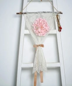 HIER_5120 Chargers & Centerpieces 10 Flower Head & Stems | Blush/Rose Gold Artificial Satin Hydrangeas, DIY Arrangement