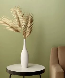 HIER_5120 2 Stems | 32" Metallic Gold Artificial Palm Leaf Branch Vase Filler 26 HIER_5120 2 Stems | 32