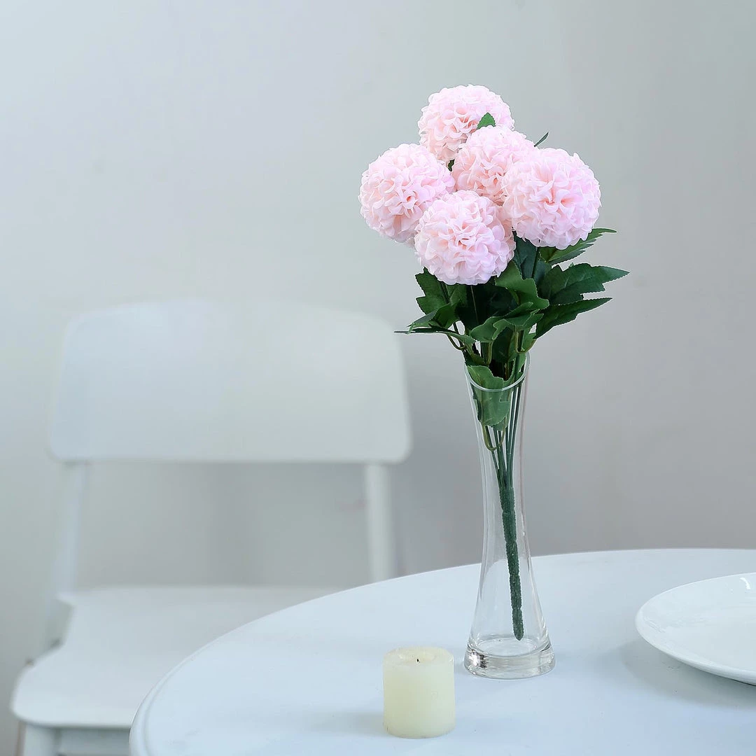 HIER_1100 4 Bushes | Blush/Rose Gold Artificial Silk Chrysanthemum Flowers, Faux Mums 8 HIER_1100 4 Bushes | Blush/Rose Gold Artificial Silk Chrysanthemum Flowers, Faux Mums